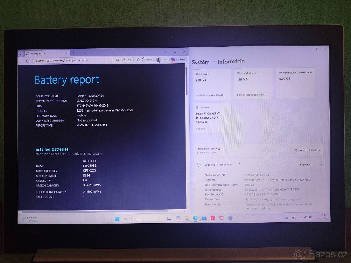 Lenovo 330-17IKB | i5 • 8GB • 256GB - 4