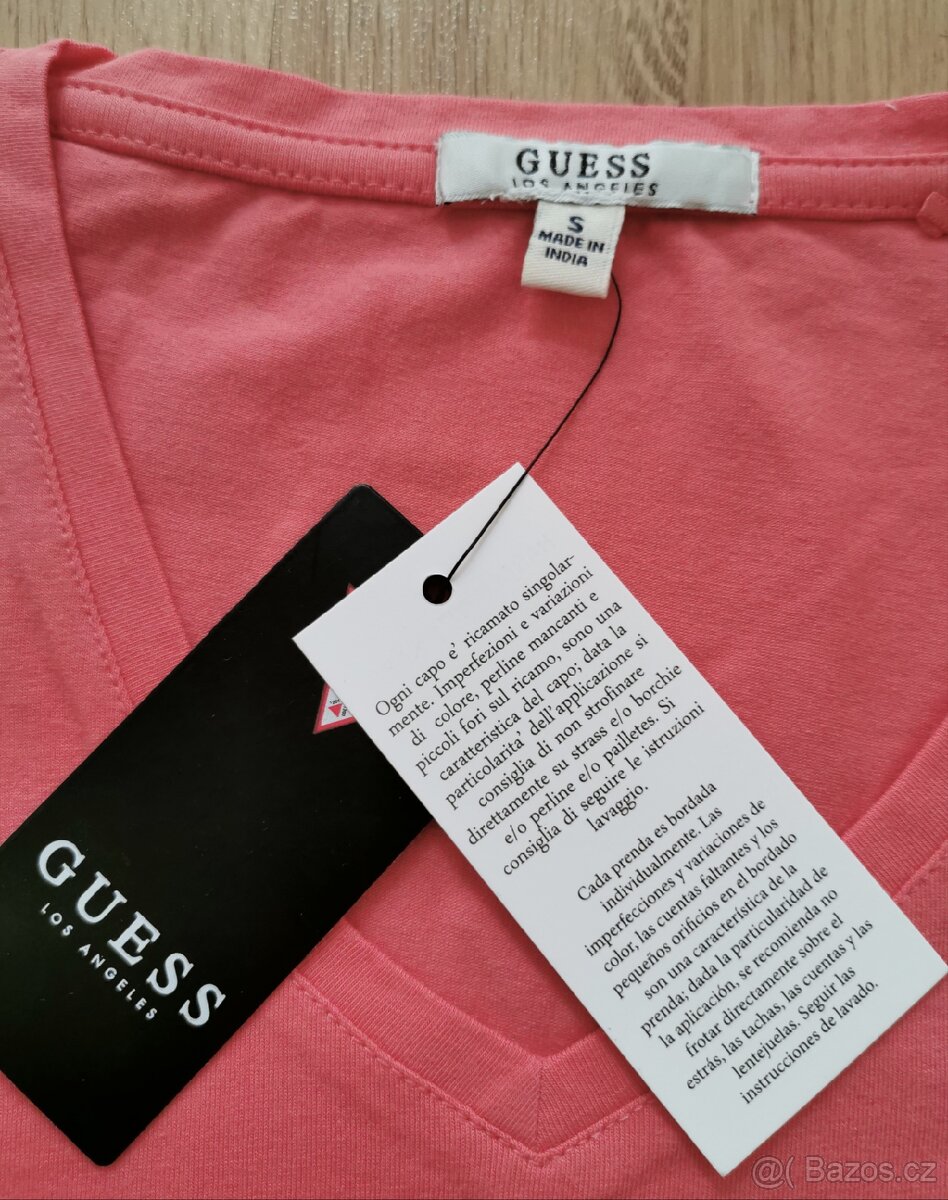 Nové dámské tričko Guess S - 4