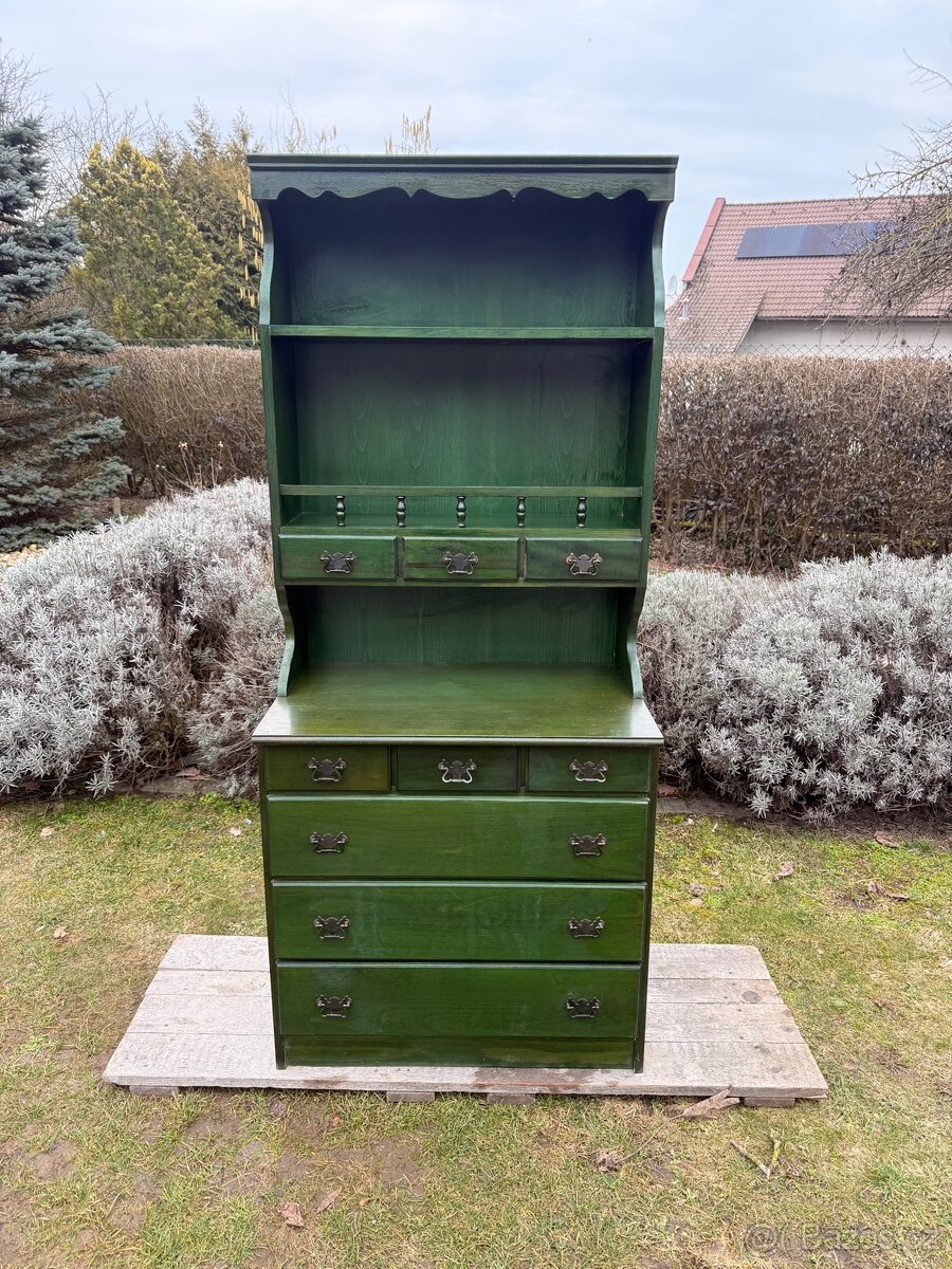 Zelený retro nábytek na chalupu - 4