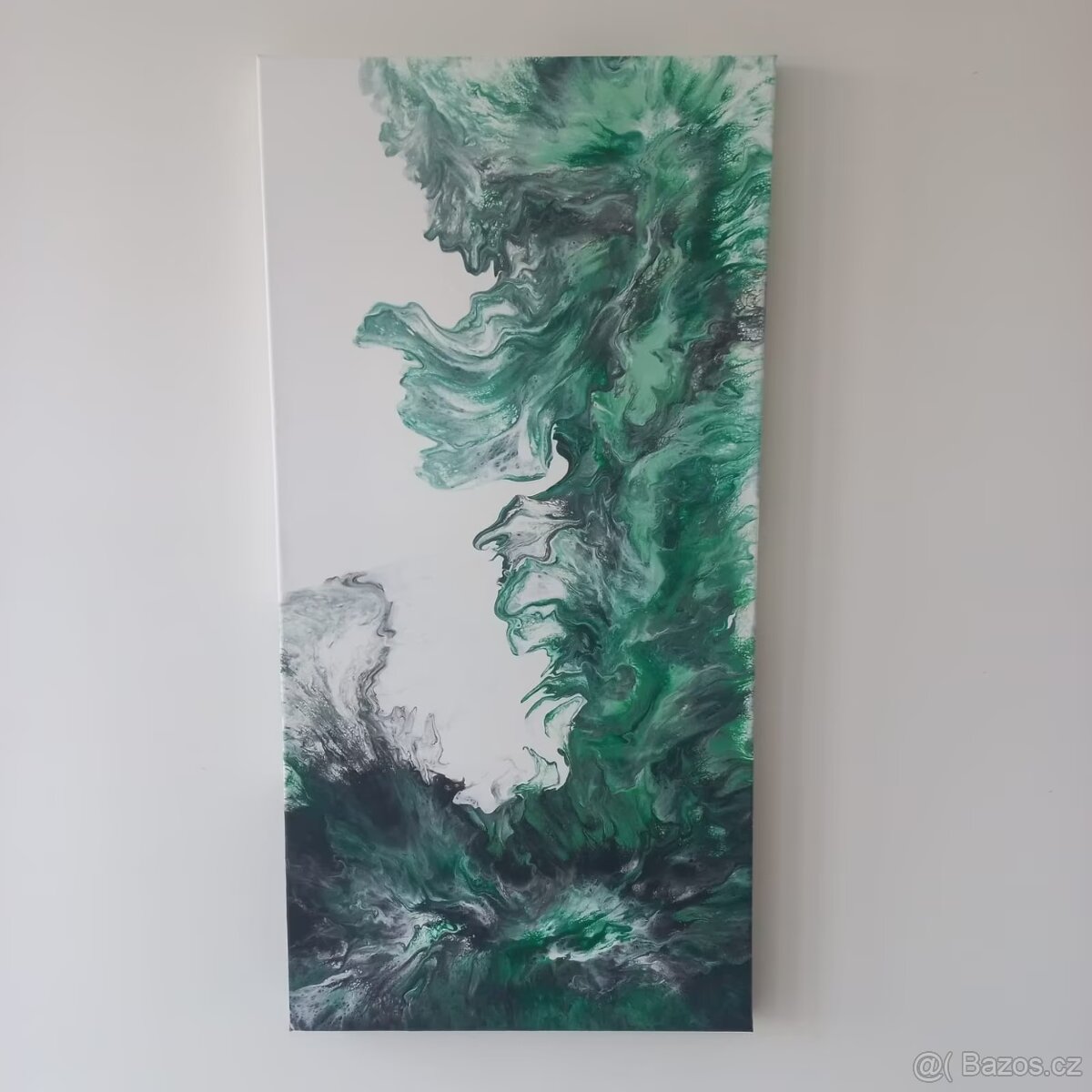Abstraktní akrylový obraz – technika Dutch Pouring - 4