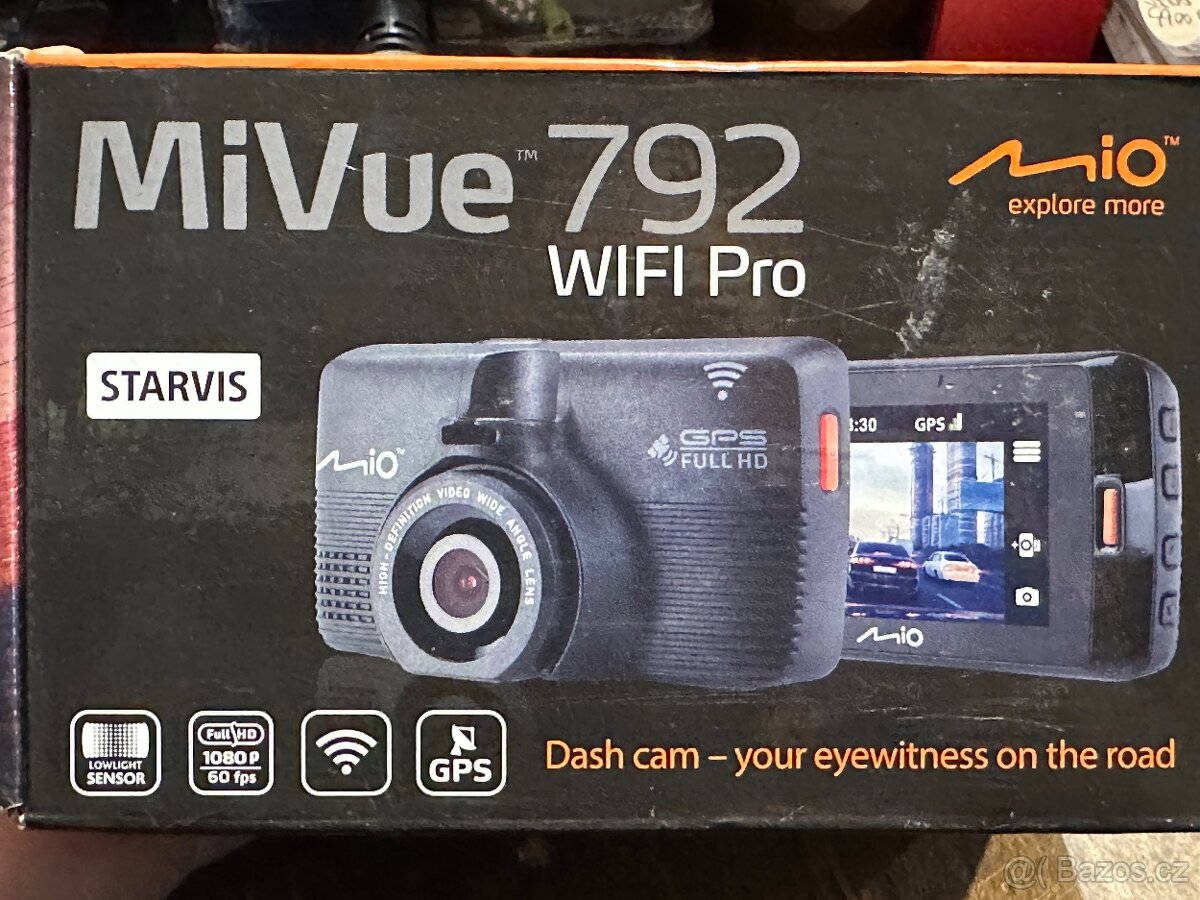 Prodám auto kameru Mio MiVue 792 GPS WIFI Pro - 4