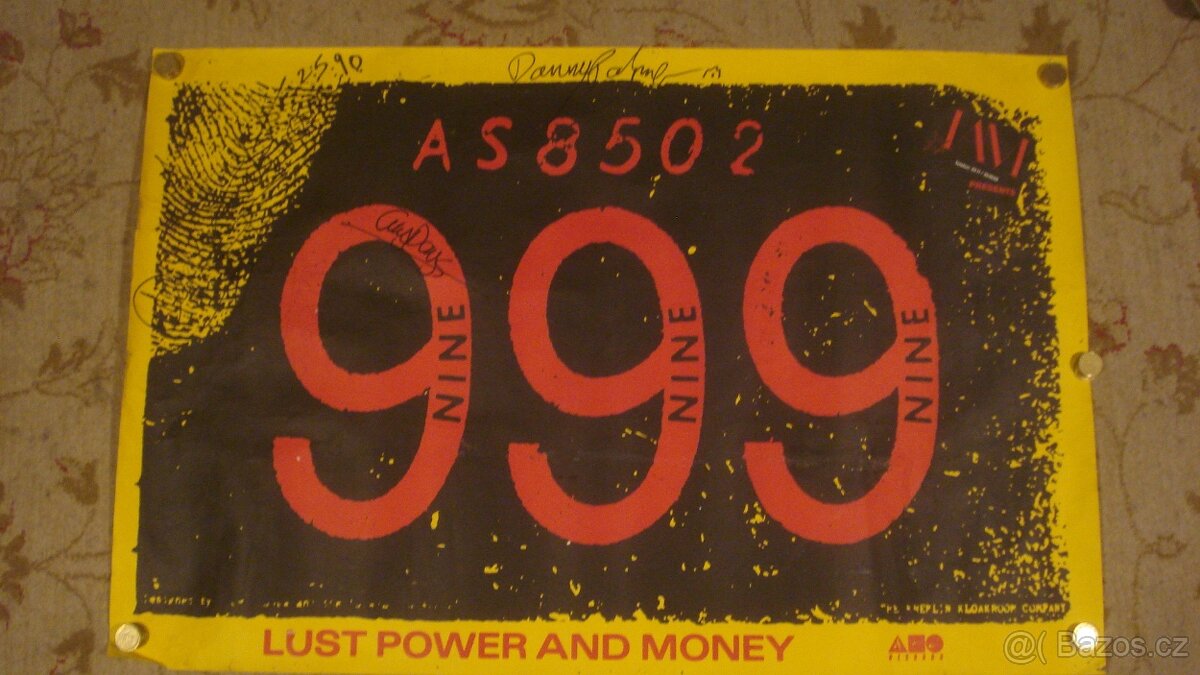 Punk - podepsané plagáty Dickies 999 Vibrators - 4