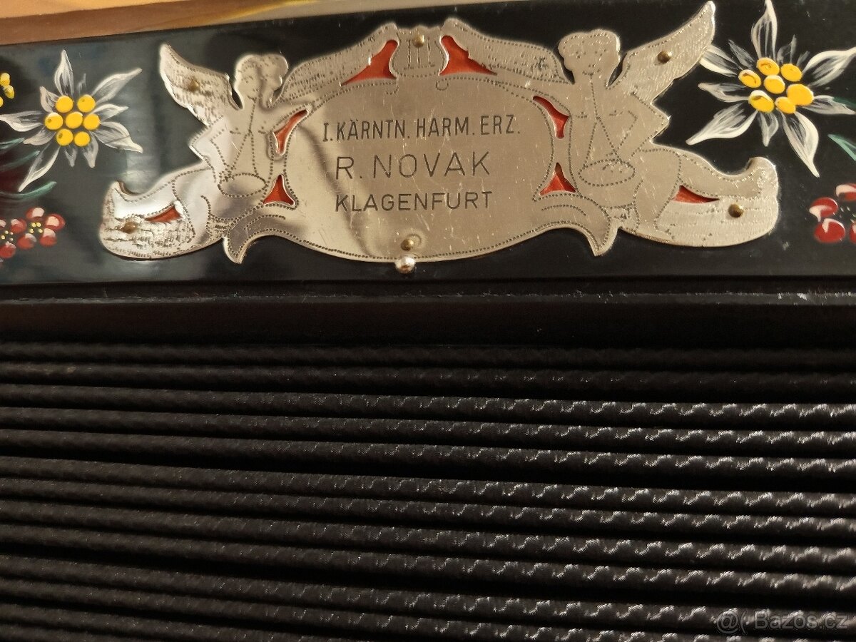 Heligonka (harmonika,akordeon) Novak G-C-F - 4