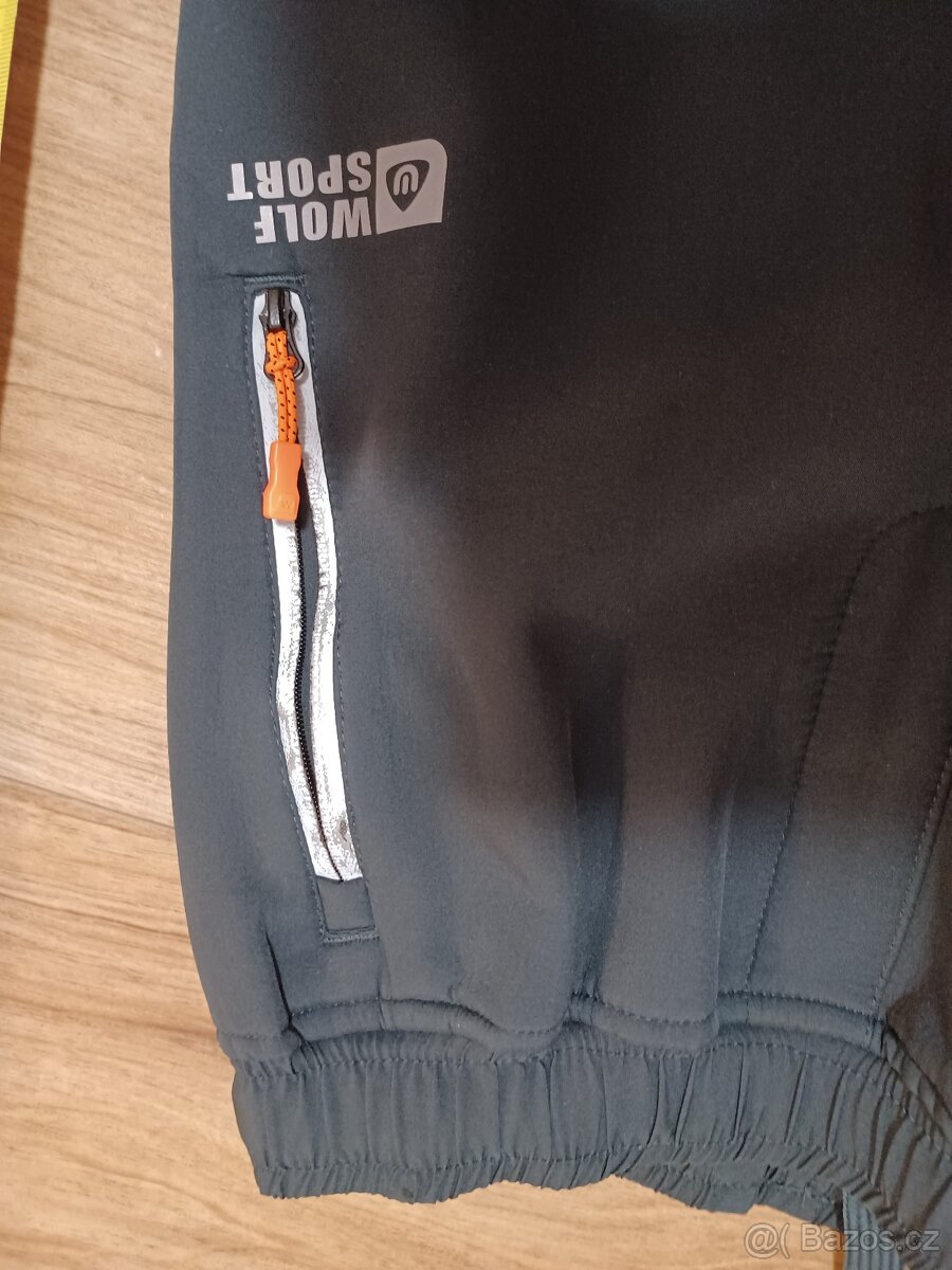 Zateplené kalhoty Wolf 140 šedé - 4