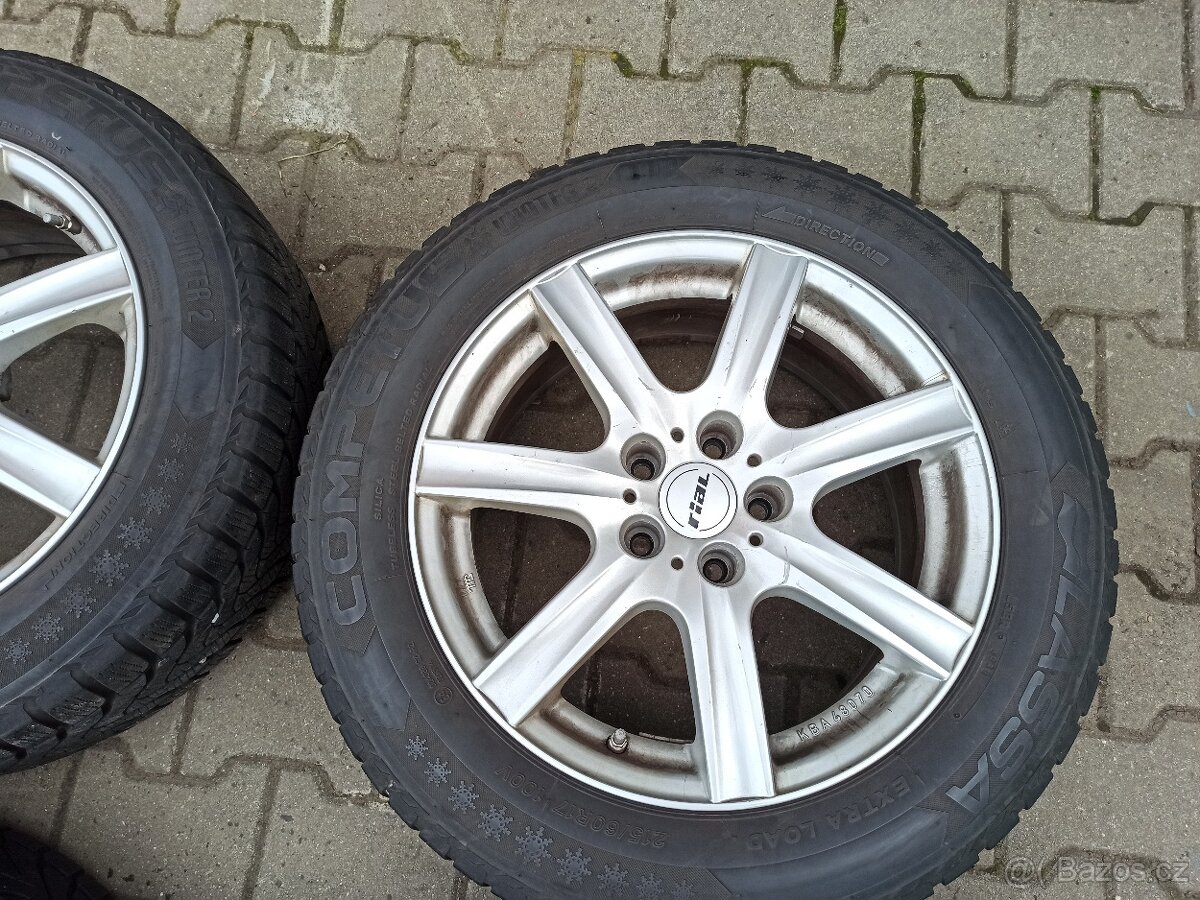 Alu kola 5 x 112, zimní 215/60/17 - 4