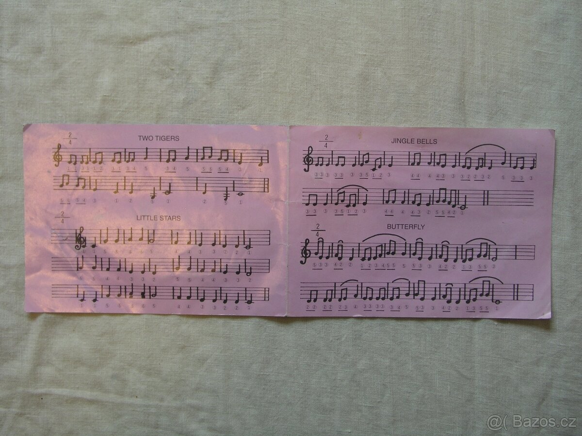 Dětský hudební nástroj piano, xylofon kus 200,- - 4