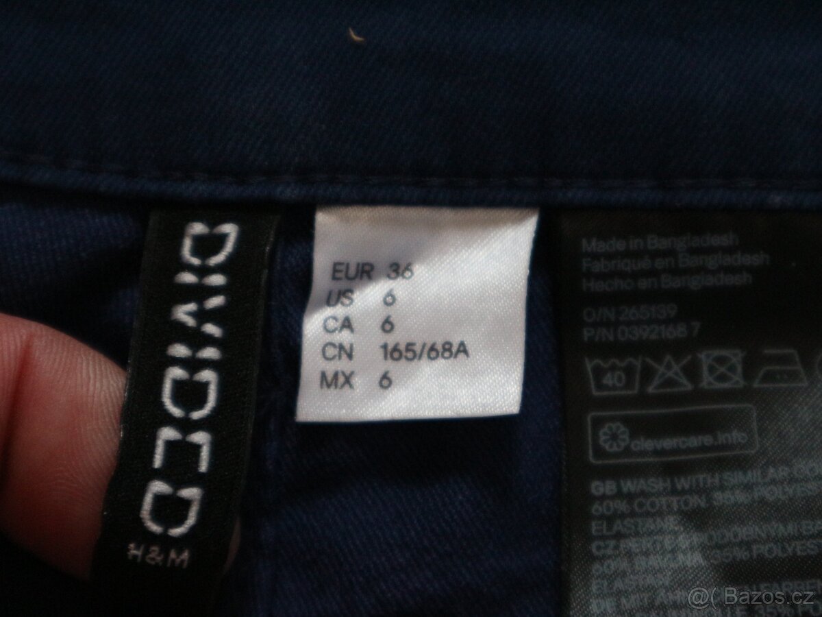 Dívčí plátěné šortky H&M - 4