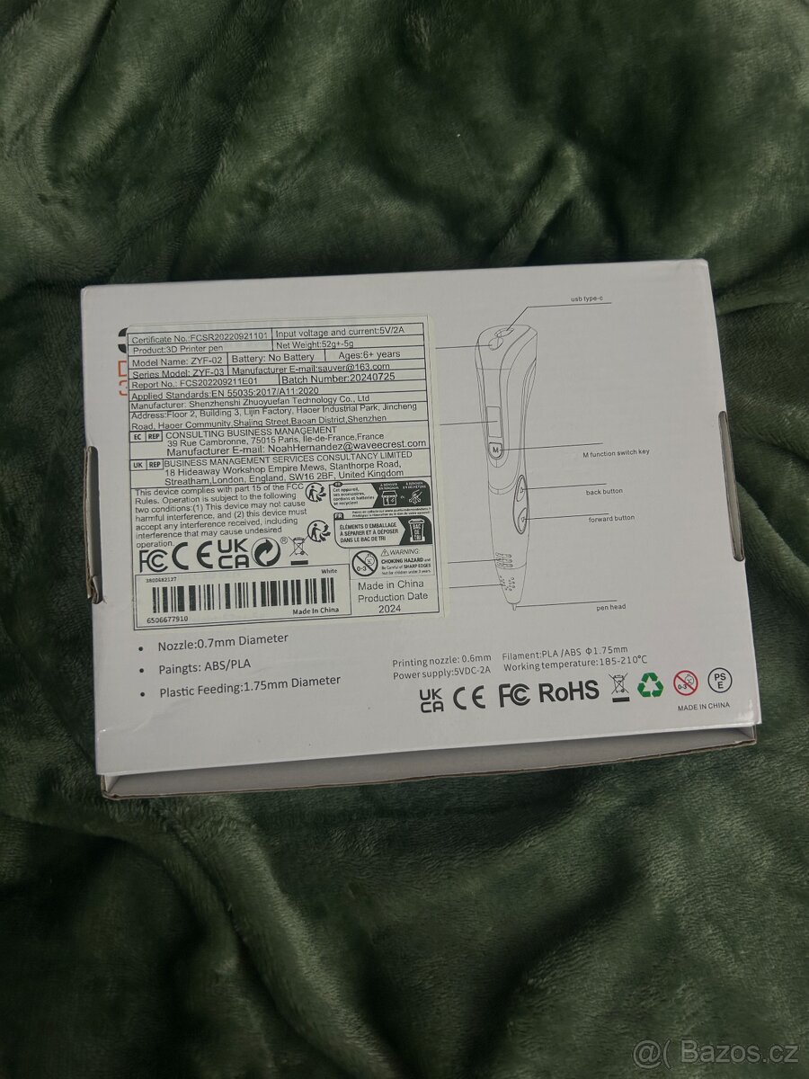 3D tisková tužka (3D Printing Pen-3) – sada - 4