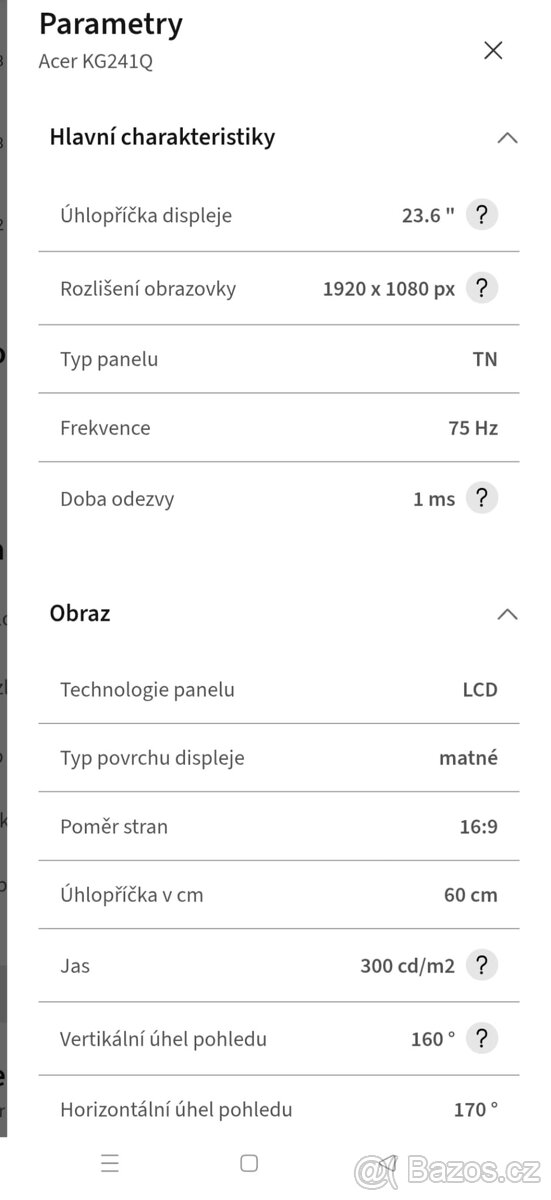 LCD Monitor Acer KG241Q - 4