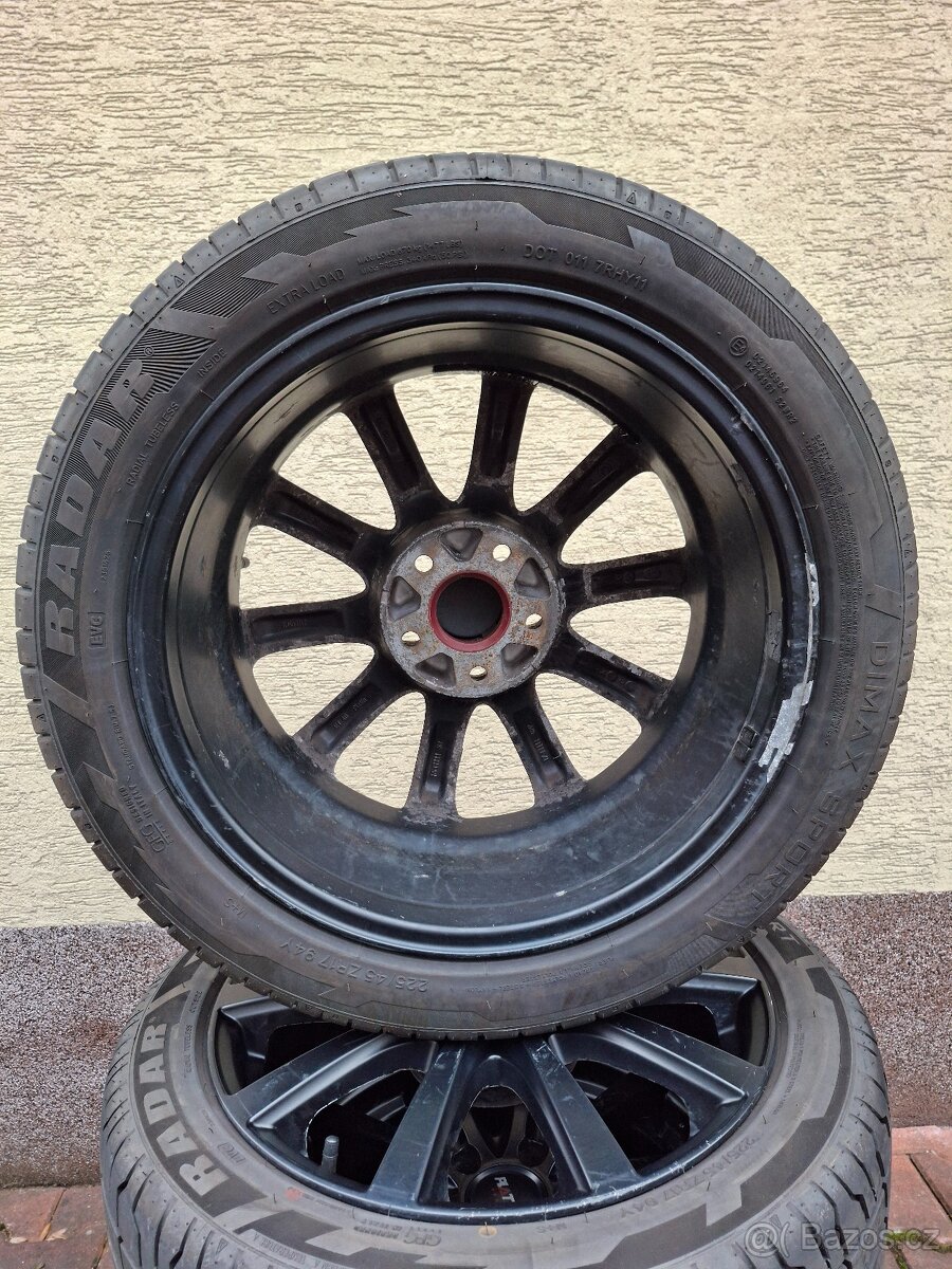 ALU kola PLATIN s pneu RADAR 17" - 4