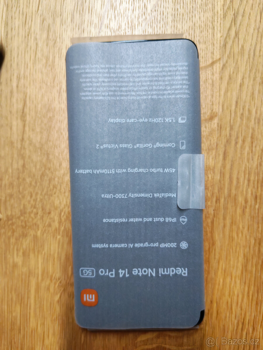 Prodám Redmi Note 14 Pro 5G 8GB/256GB černý - 4