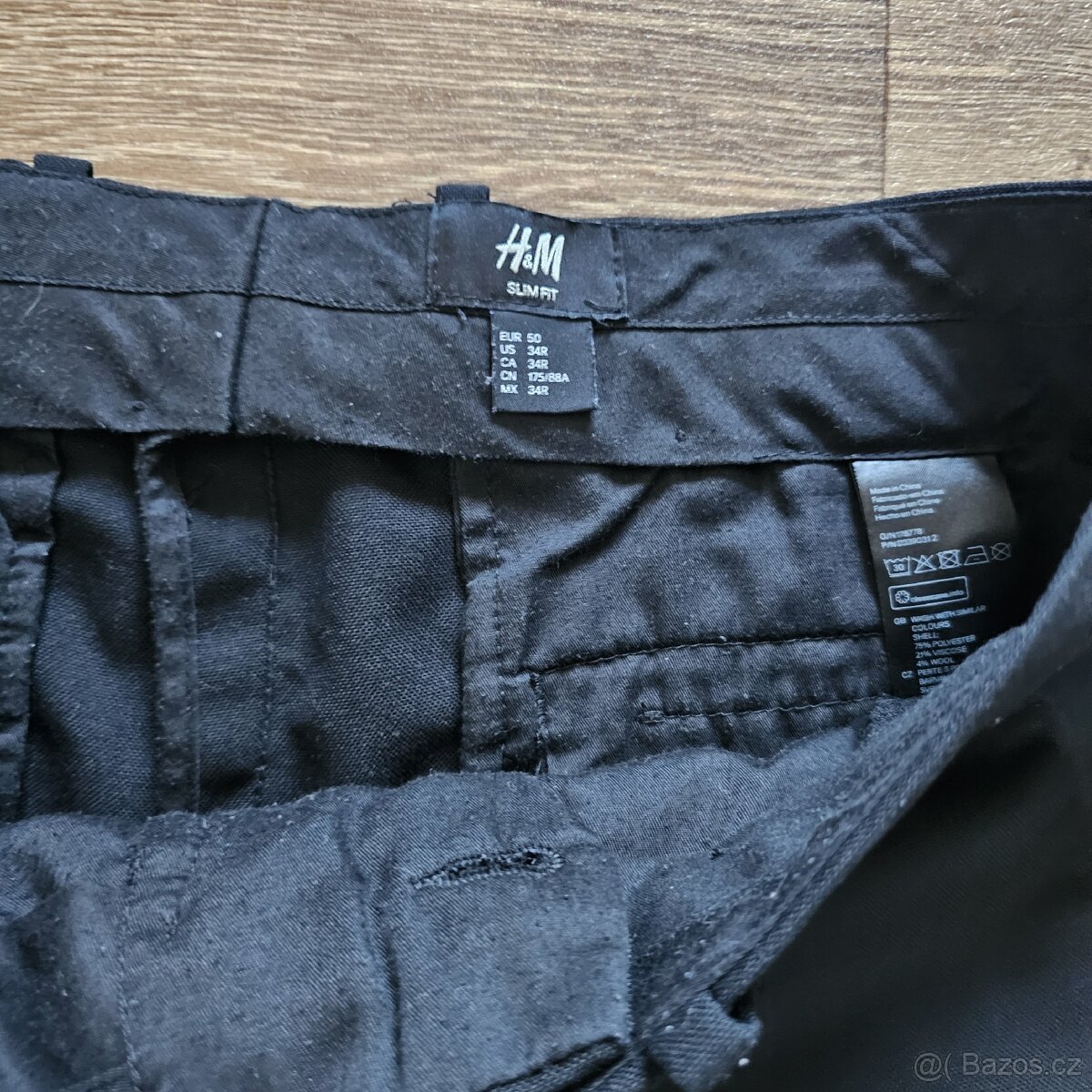 Pánské společenské kalhoty H&M vel. M - 4