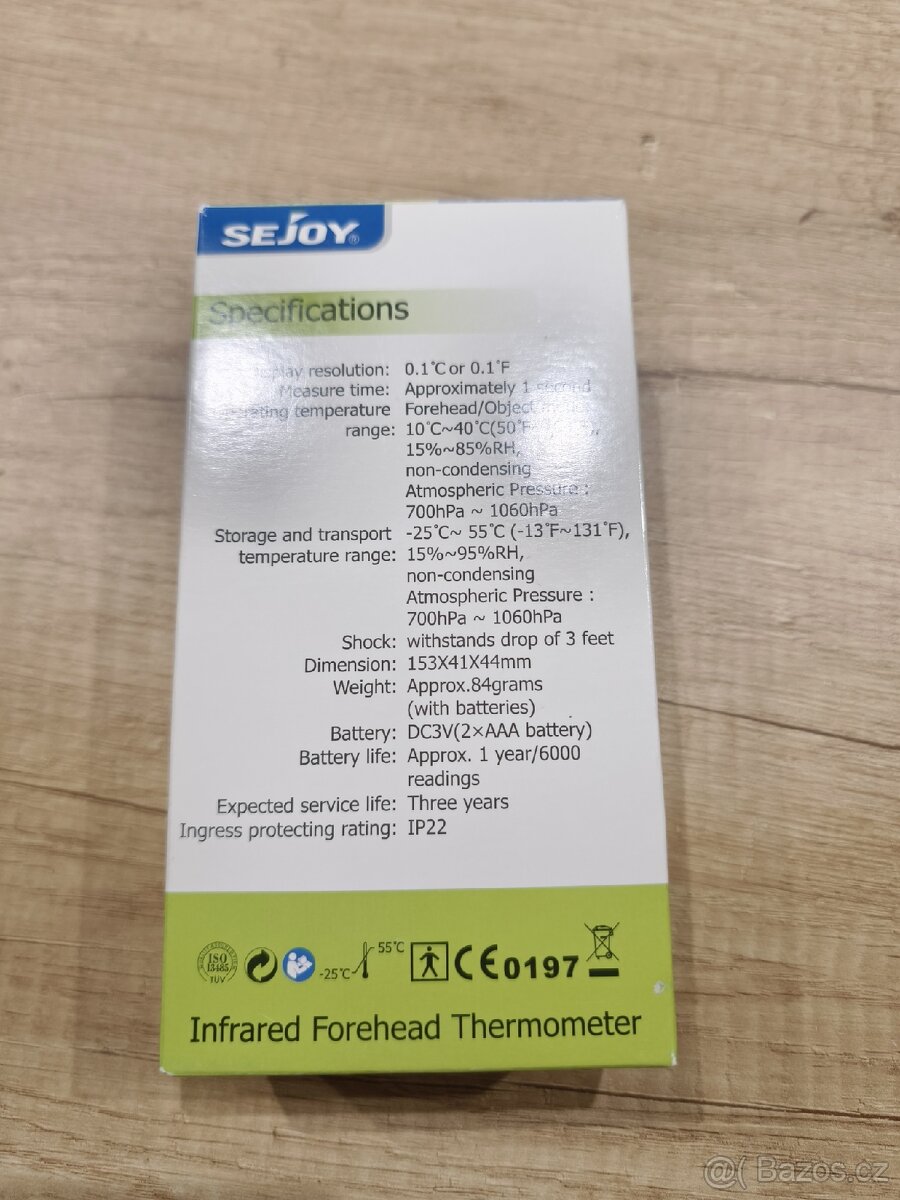 Bezdotykový teploměr Sejoy - 4