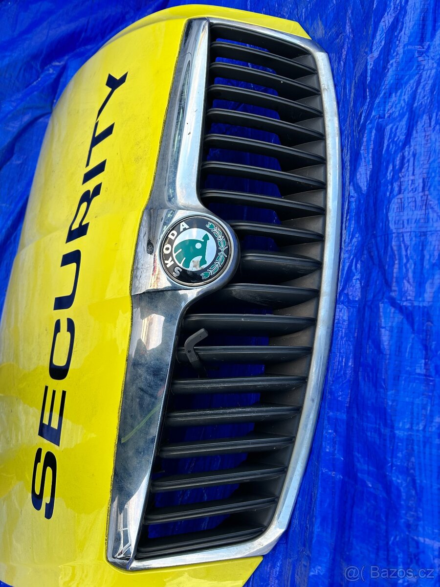 Kapota Škoda Octavia 2 facelift stříbrná - 4