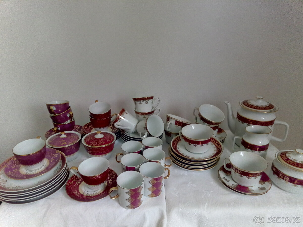 porcelánový servis kávový , čajový - 4