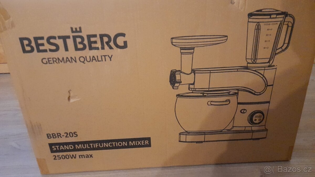 Kuchyňský robot Bestberg BBR-20S - nepoužitý - 4