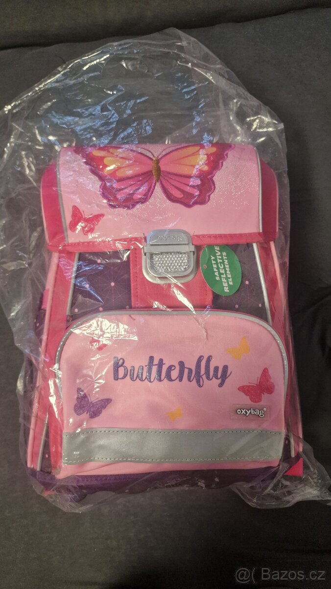 NOVÝ Školní batoh OXYBAG Premium Motýl - 4