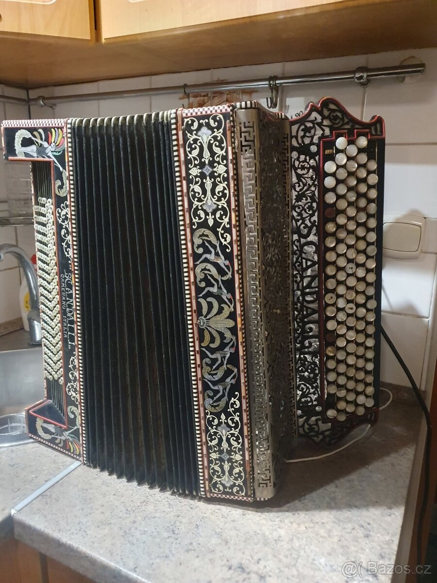 Knoflíková harmonika Scandalli - 4