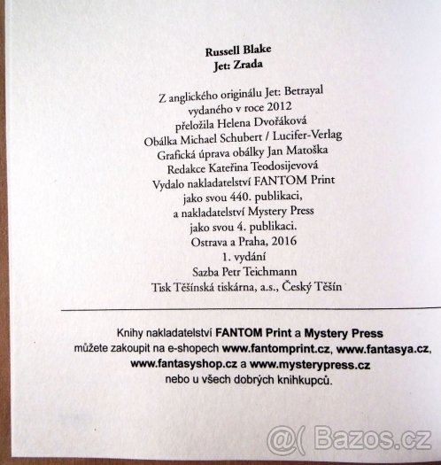 Jet: Zrada - Russell Blake ● NOVÁ KNIHA ● - 4