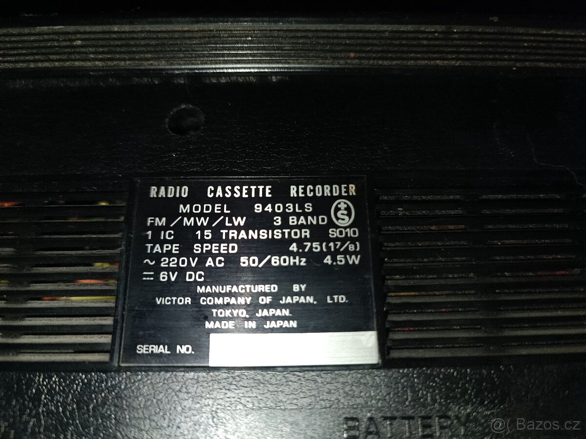 Radio magnetofon JVC Nivico 9403LS - 4