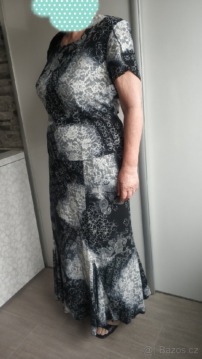 Šaty dvoudílné, vel.48 - 4