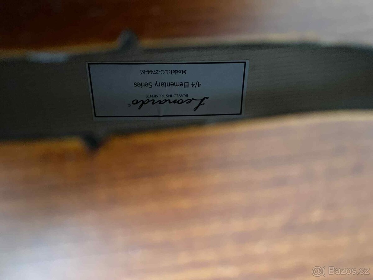 Violoncello 4/4 - Leonardo LC-2744-M+ hardcase - 4