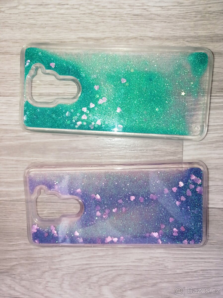 Gelové přesýpací třpytivé pouzdro Xiaomi Redmi Note 9 - 4