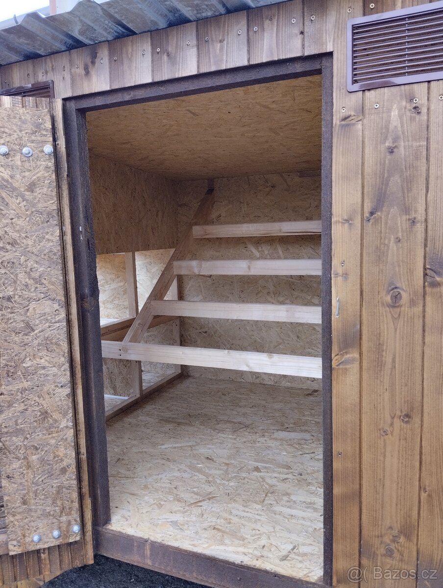 Zateplený kurník 20 až 30 slepic IHNED K ODBĚRU - 4