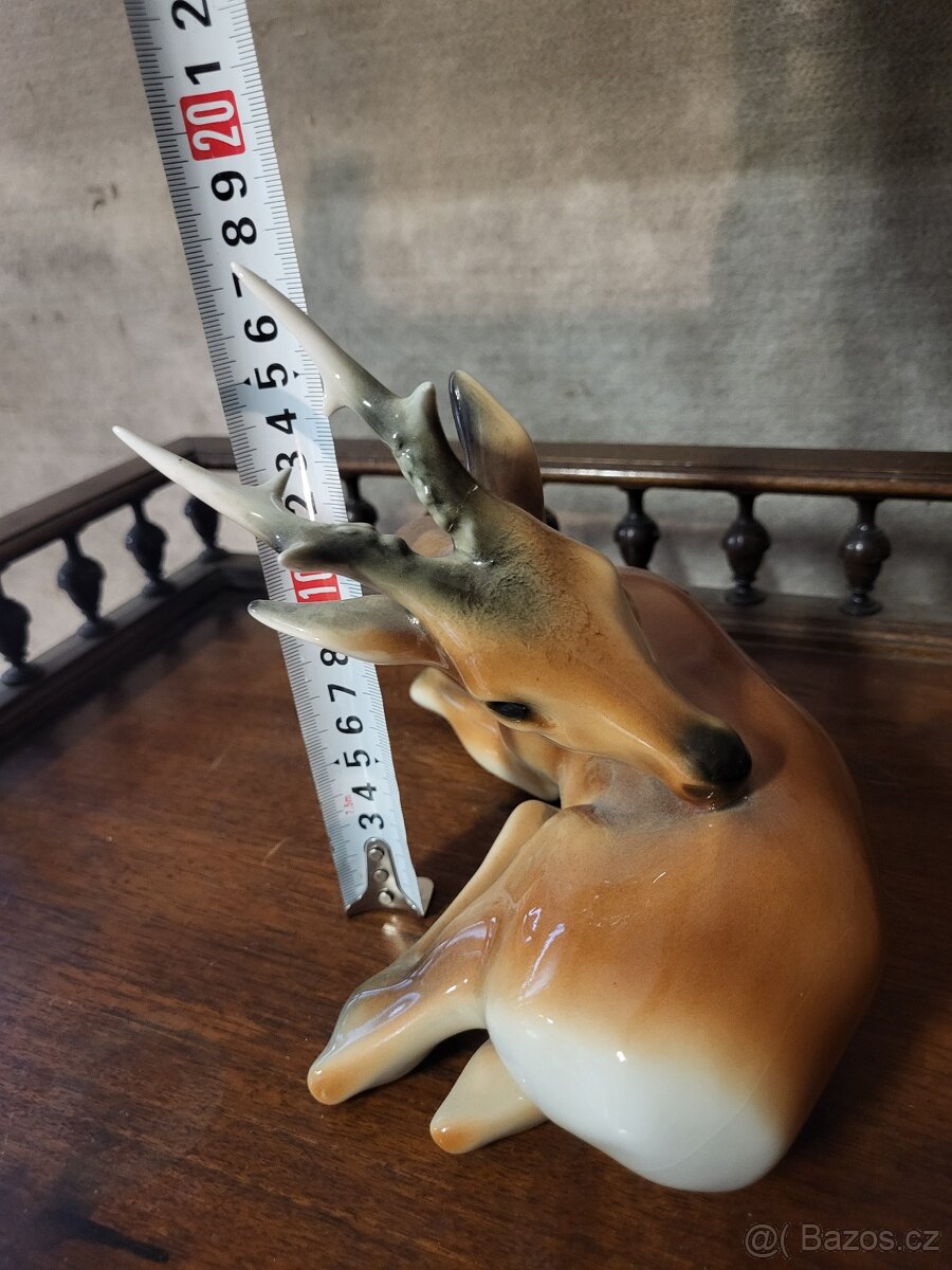 Soška srnec - Royal Dux - 4