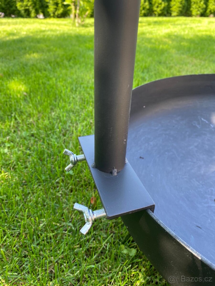 Přenosné ohniště gril ocel - 4