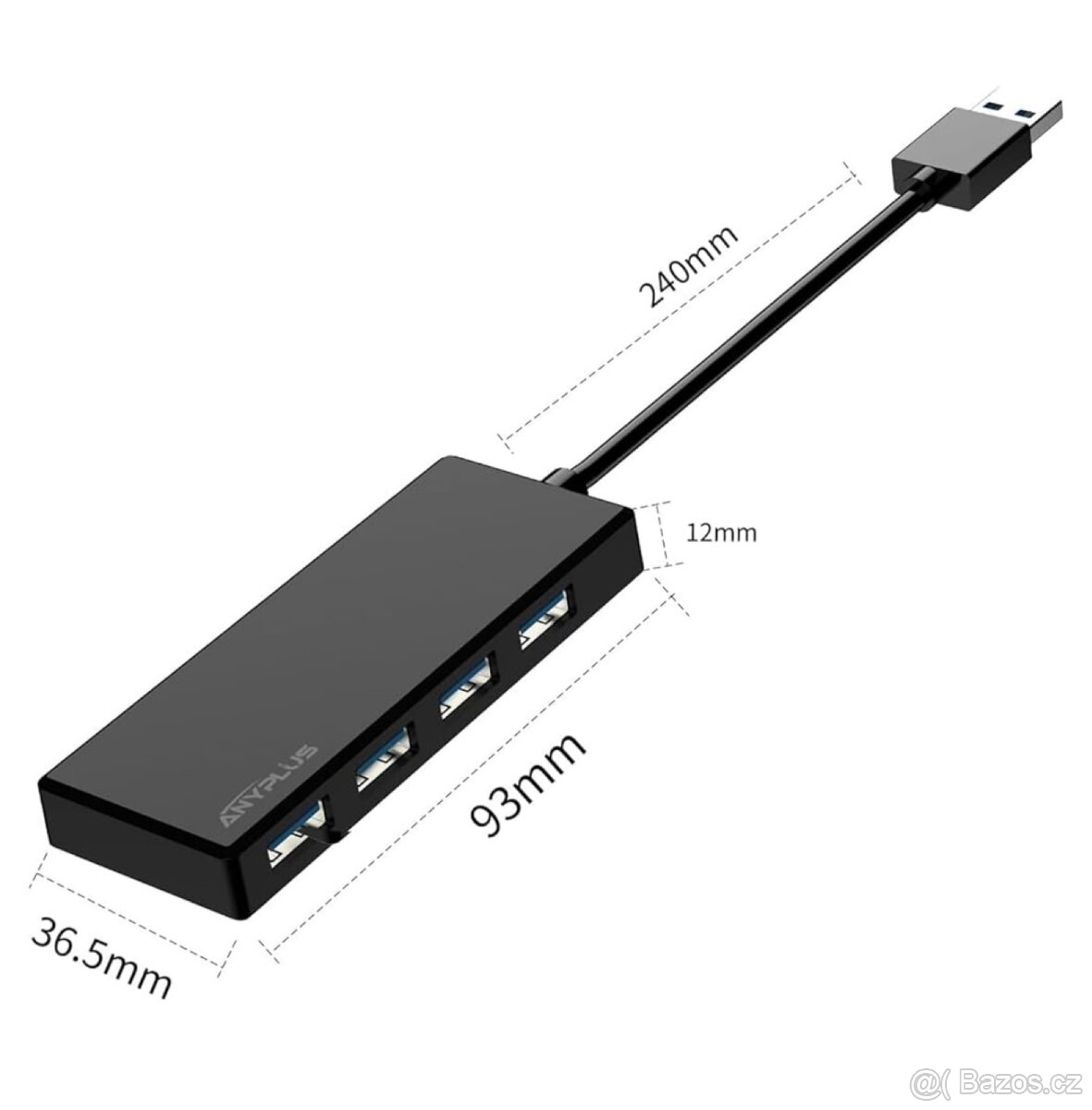 Usb rozbočovač - 4x USB - 4