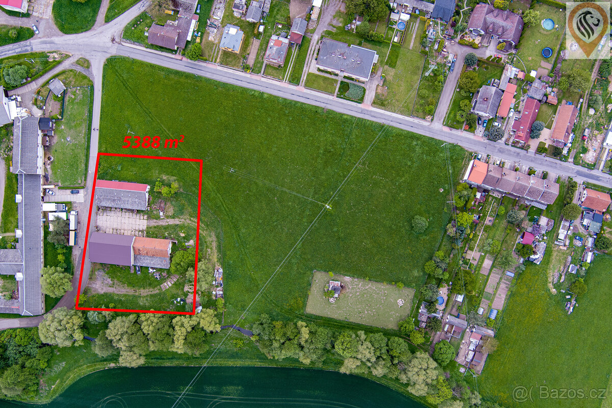 Pozemek pro komerční výstavbu v Jičíně – Robousy | 5 388 m² - 4