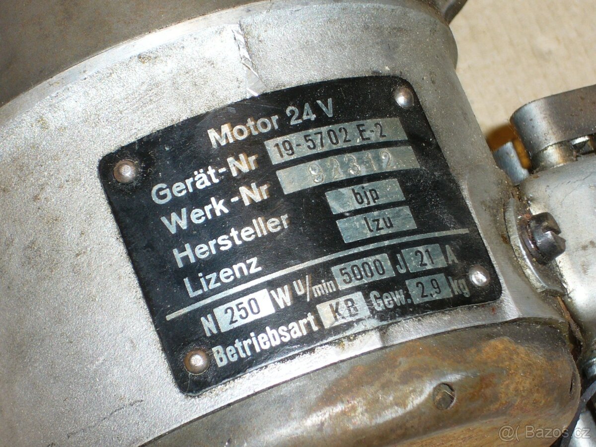 Elektromotor 24V/250W - stejnosměrný - 4