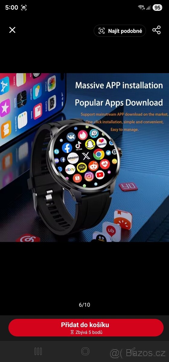 Chytré hodinky Android 8/128 - 4