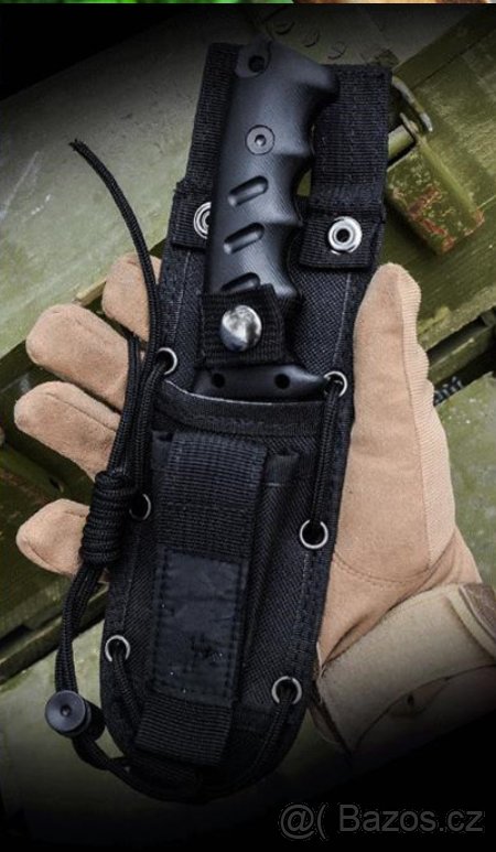 Taktický nůž s pevnou čepelí (nový) - 4