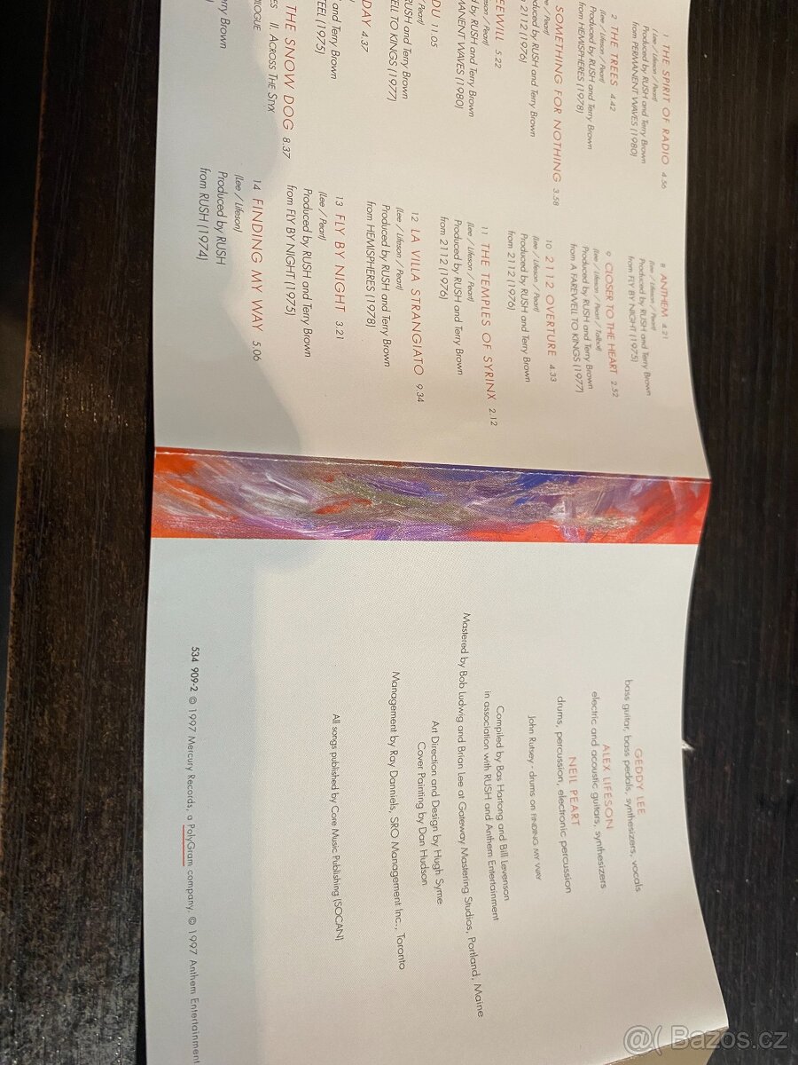 RUSH: RETROSPECTIVE 1974 - 1980, Kompilace 1997, JEWEL CASE, - 4