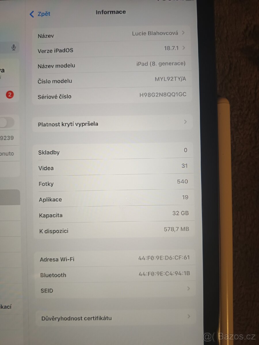 Apple iPad 8. Generace (2020) - 4