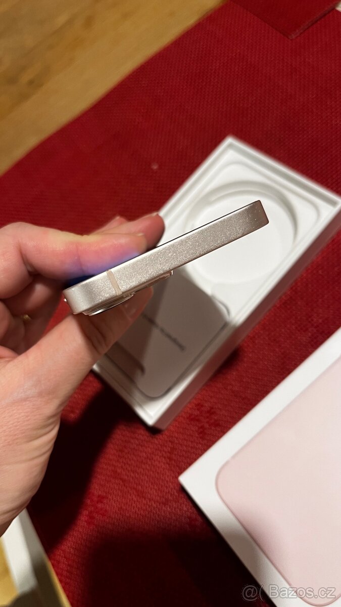 Prodám růžový iPhone 13mini 128GB-top stav - 4