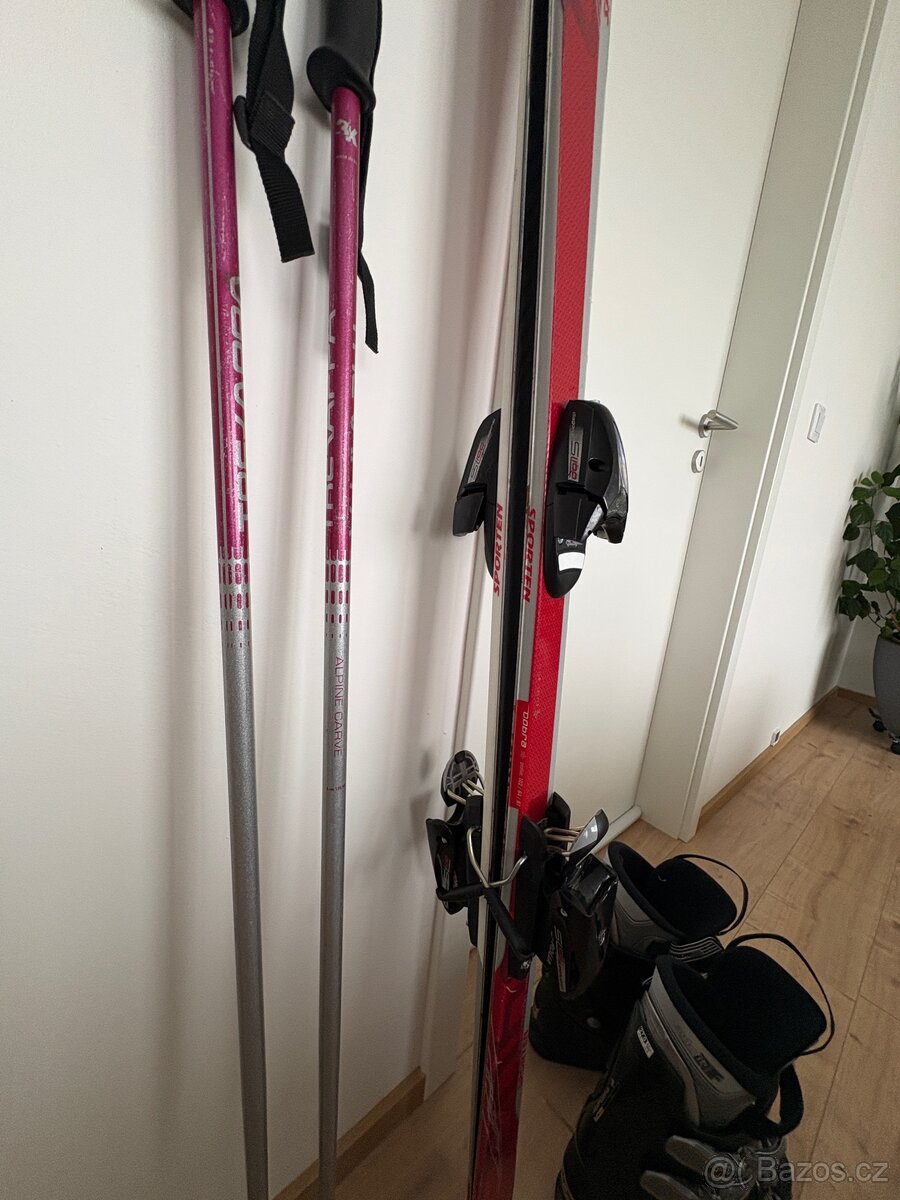 Lyže, hůlky, boty - 4