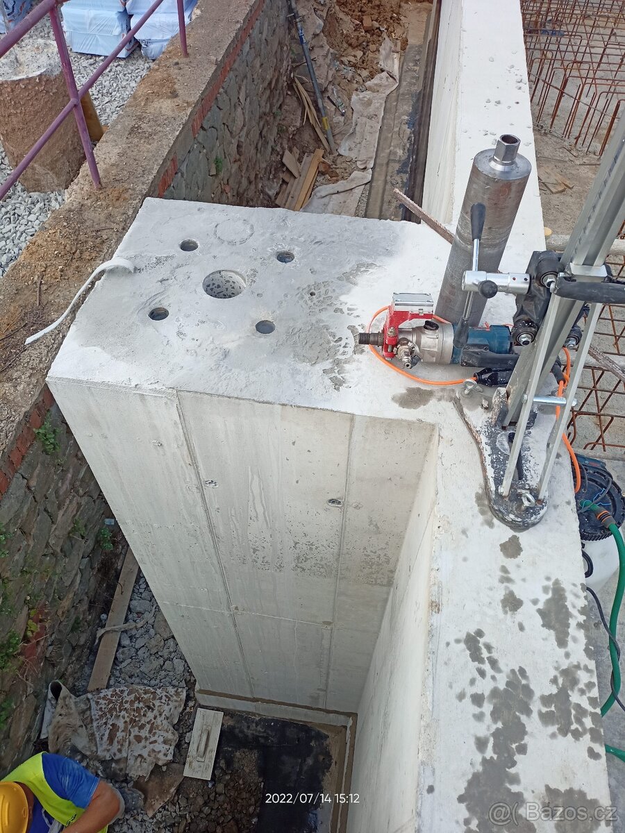 Jádrové vrtání v betonových a zděných konstrukcích - 4