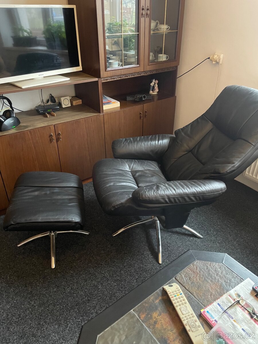 Kožené křeslo - 4