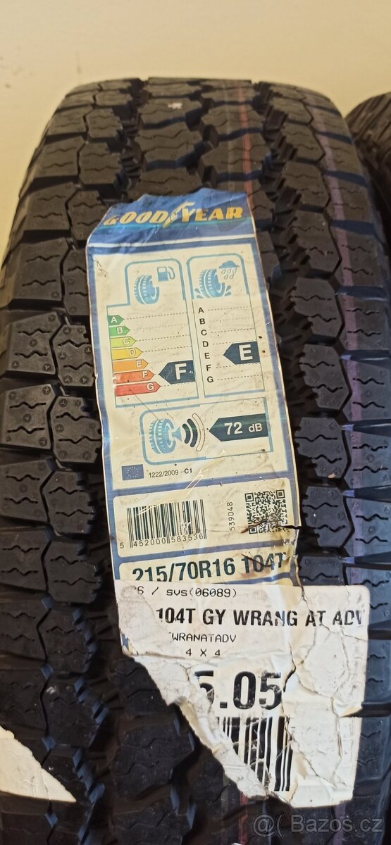 Goodyear 215/70 R16 104T 9,5mm