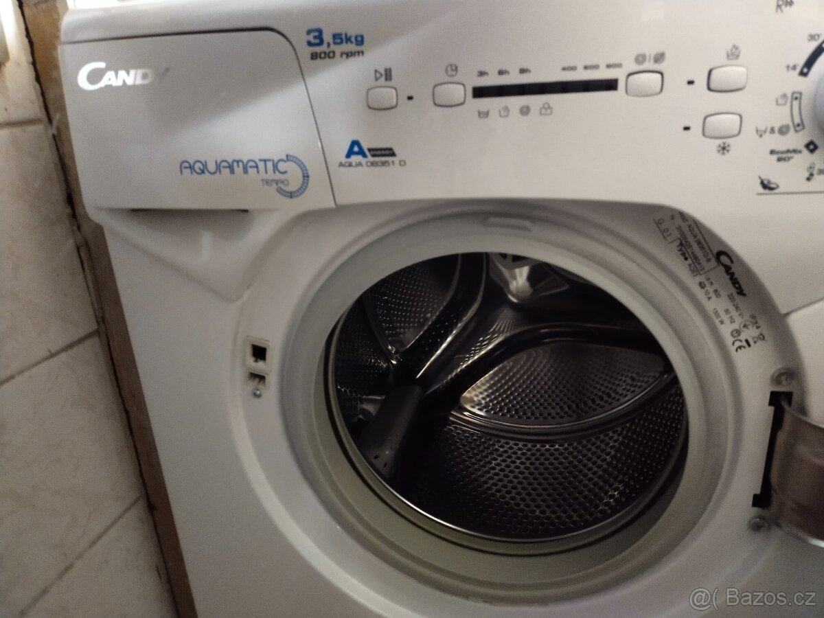 Prodám plně funkční MALOU pračku zn. zn.CANDY-3,5KG-DOVEZU- - 4
