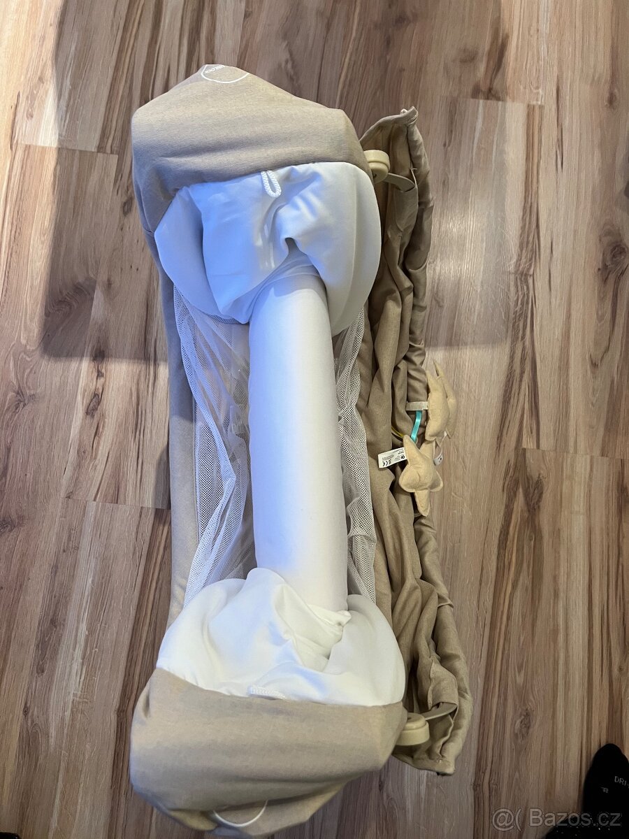 Multifunkční dětská postýlka /kolébka LOVI Kinderkraft - béž - 4