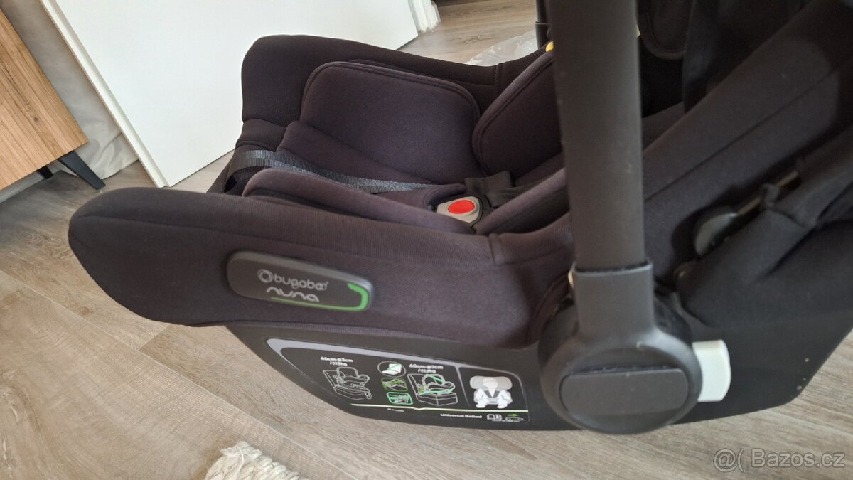 Bugaboo Nuna Turtle air + adaptér + vložka Joie i-Harbour - 4