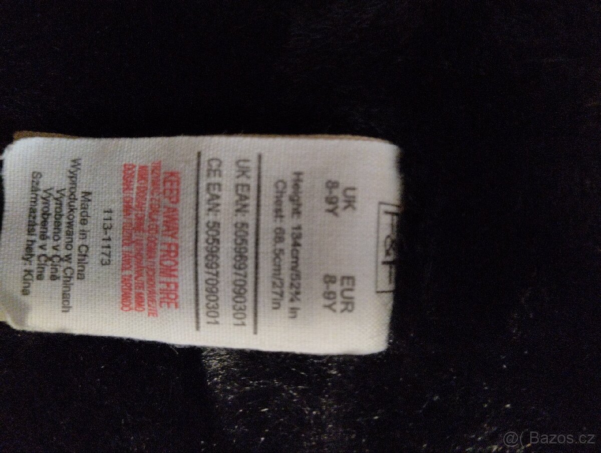 Dětská zimní bunda s kožíškem 8-9 - 4