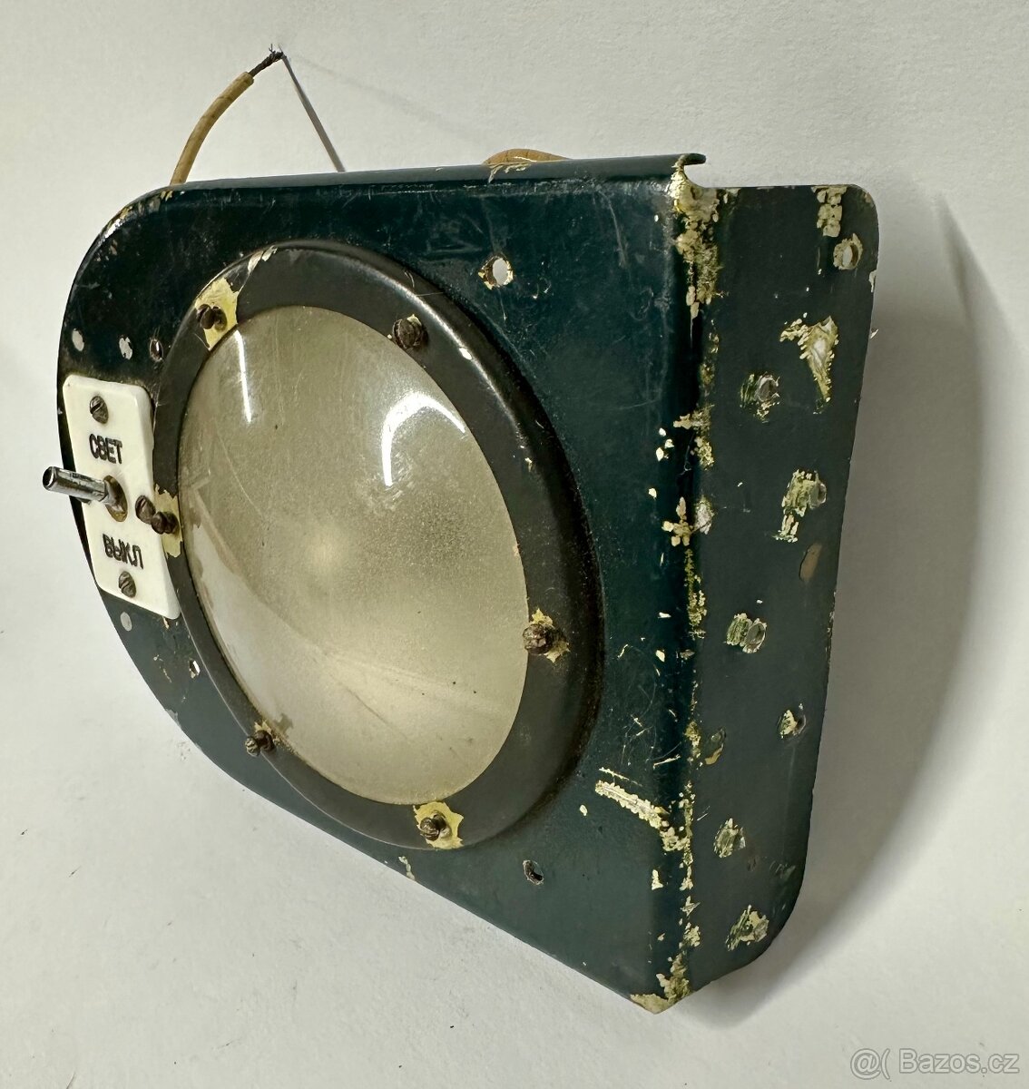 Staré světlo CCCP asi z letadla hliník PRO SBĚRATELE - 4