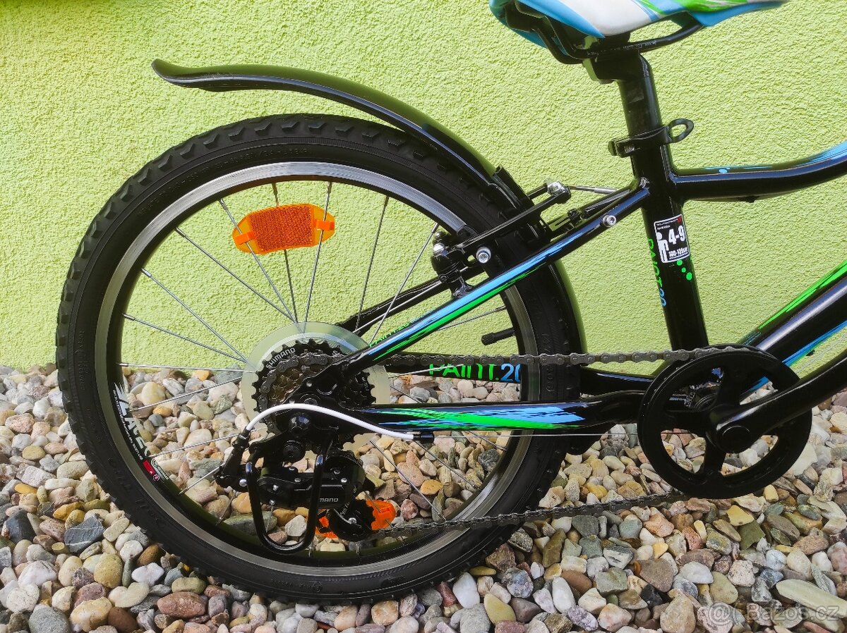 Značkové dětské kolo Superior 20" (černá/zelená) - 4