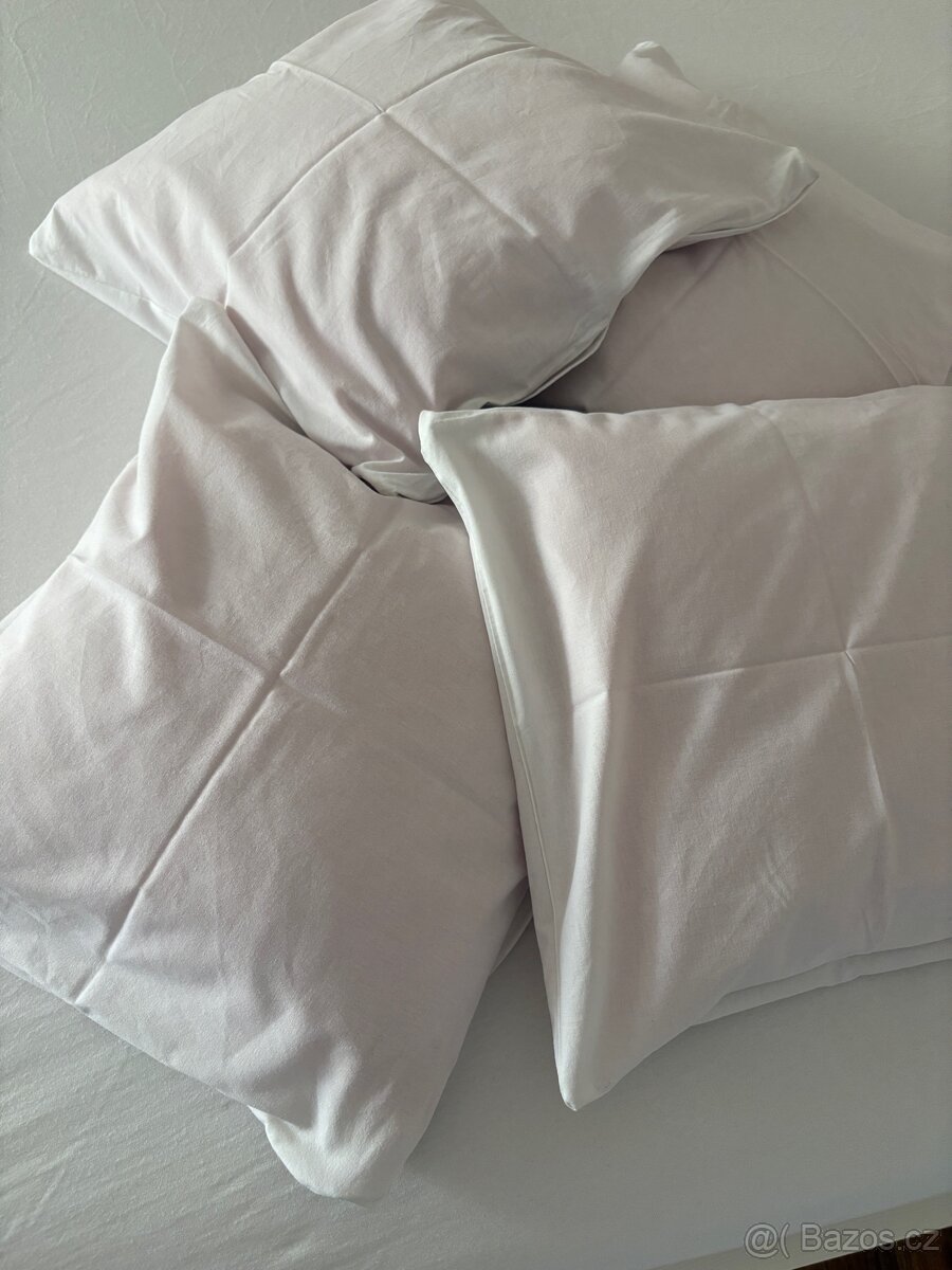 Bavlněné povlečení Renforcé Jasmine bílá - 4