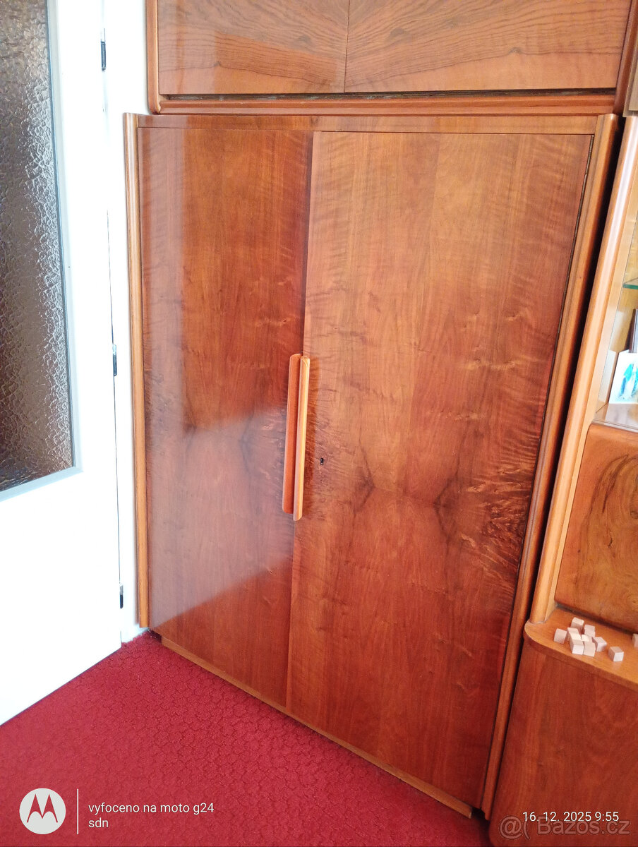 nábytkový set ořech 60. léta - vleze se do výtahu - 4
